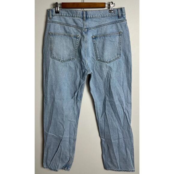 Reformation Cynthia High Rise Straight Leg Jeans Tahoe Button Fly Size 31 Womens - Picture 2 of 10